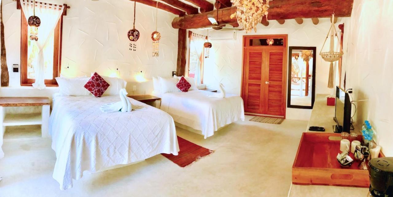 Hotel Palapas Del Sol Isla Holbox Exterior foto