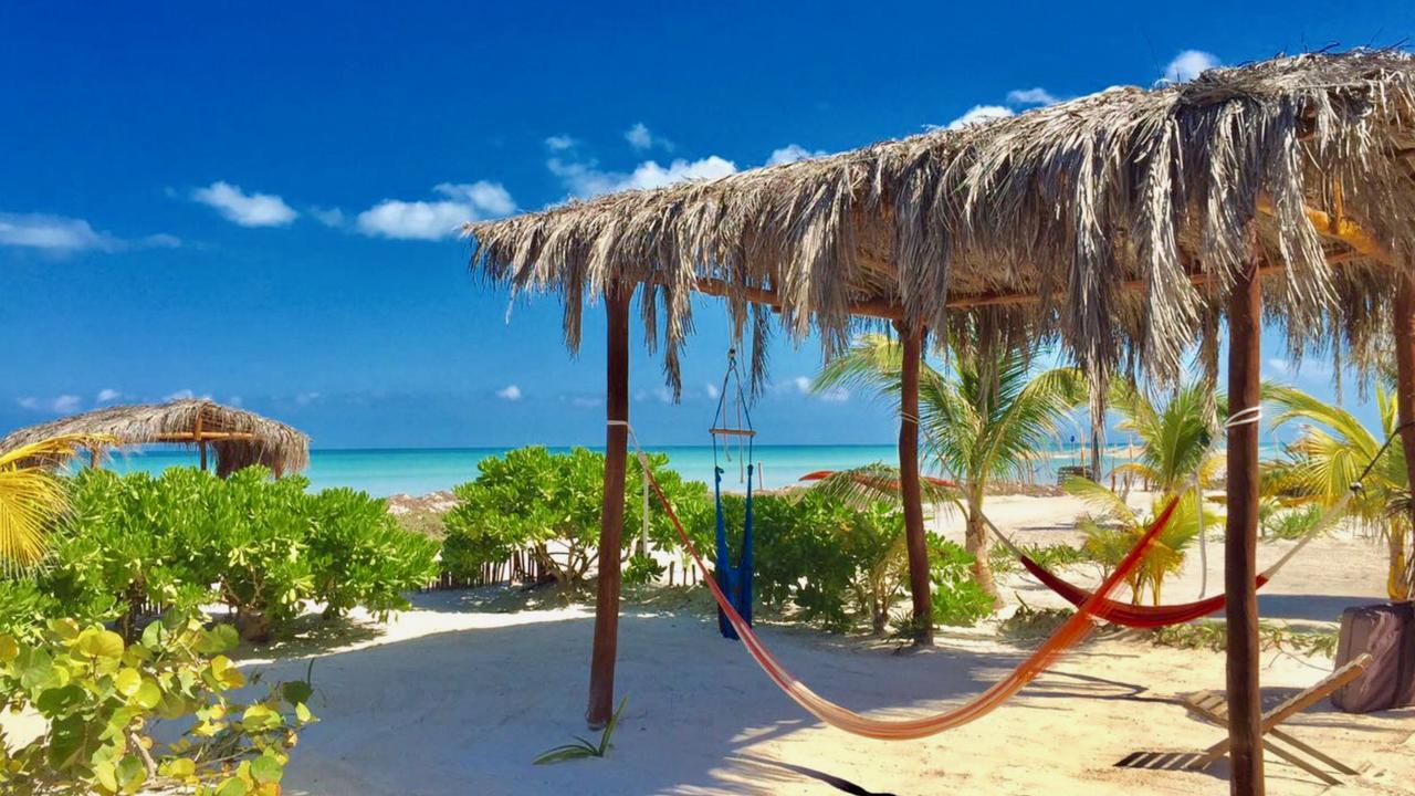 Hotel Palapas Del Sol Isla Holbox Exterior foto