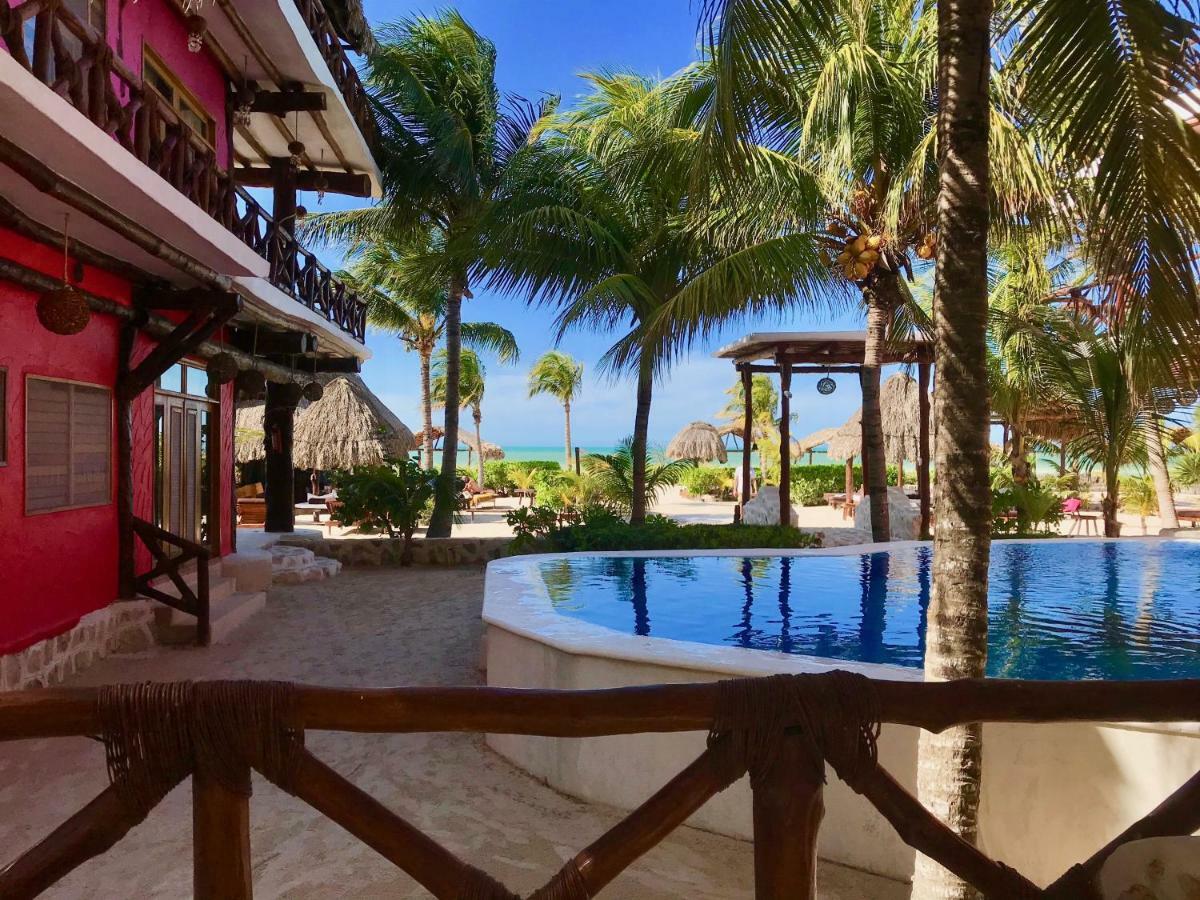 Hotel Palapas Del Sol Isla Holbox Exterior foto