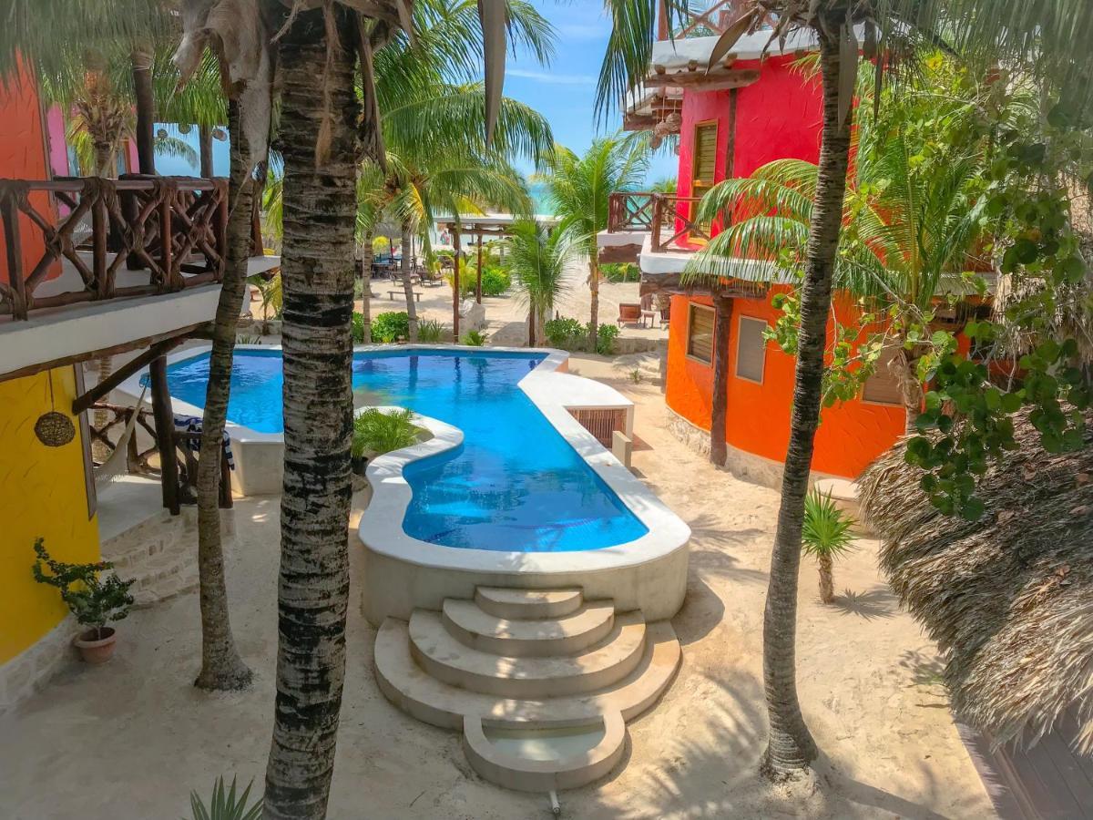 Hotel Palapas Del Sol Isla Holbox Exterior foto